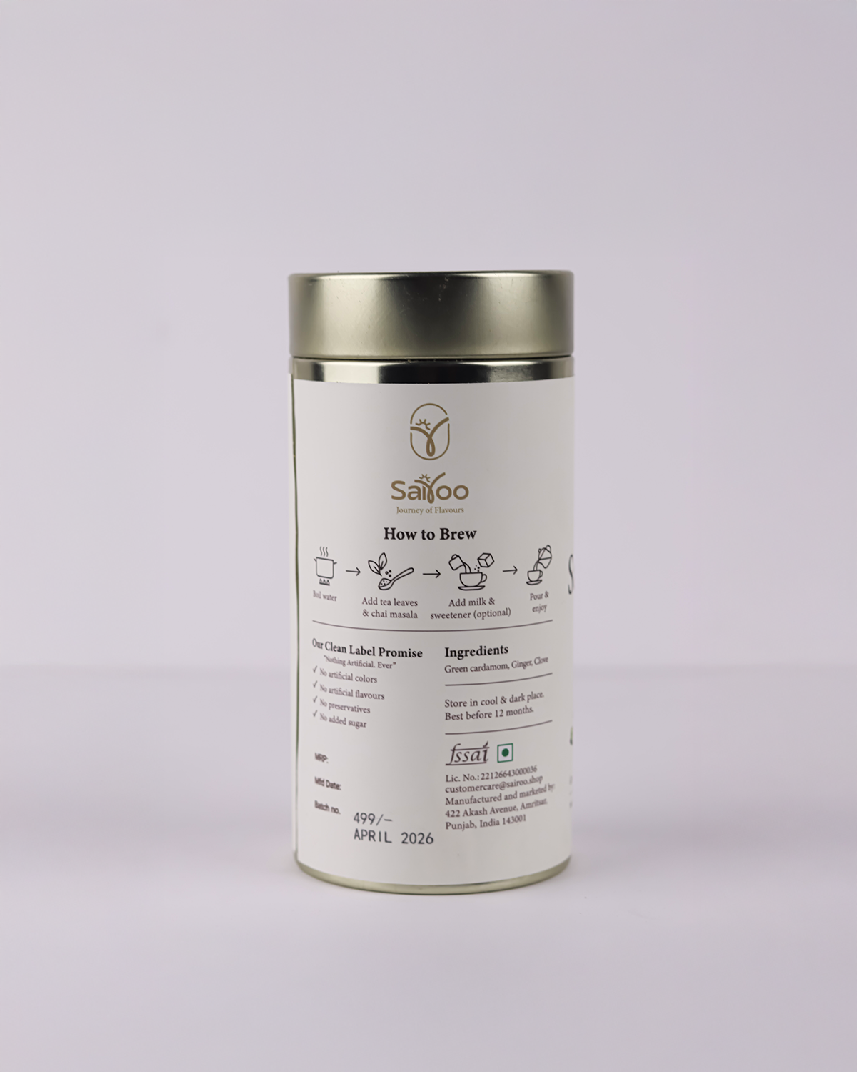 Sada Bahar – Chai Masala (Tin)