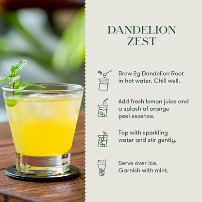 Dandelion Root | Tin Caddy | 100gm | Organic Herbal Loose Herbal Infusion