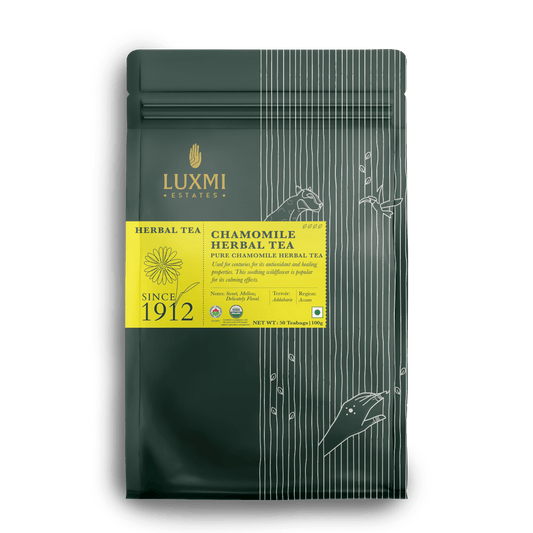 Chamomile Herbal Tea | 50 Tea Bags | Organic Herbal Tea