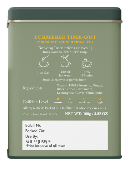 Dandelion Root | Tin Caddy | 100gm | Organic Herbal Loose Herbal Infusion